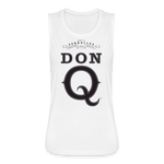 Don Q - Women's Flowy Muscle Tank - white
