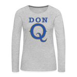 Don Q - Women's Premium Long Sleeve T-Shirt - heather gray