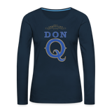 Don Q - Women's Premium Long Sleeve T-Shirt - deep navy