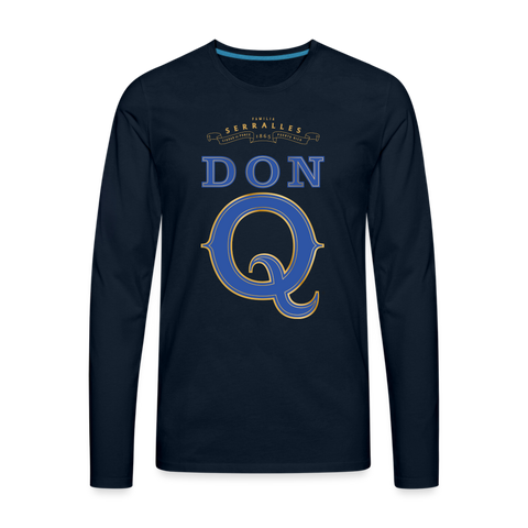 Don Q - Men's Premium Long Sleeve T-Shirt - deep navy
