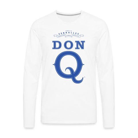 Don Q - Men's Premium Long Sleeve T-Shirt - white