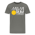 Miami Rum Congress 2024 - Men's Premium T-Shirt - asphalt gray