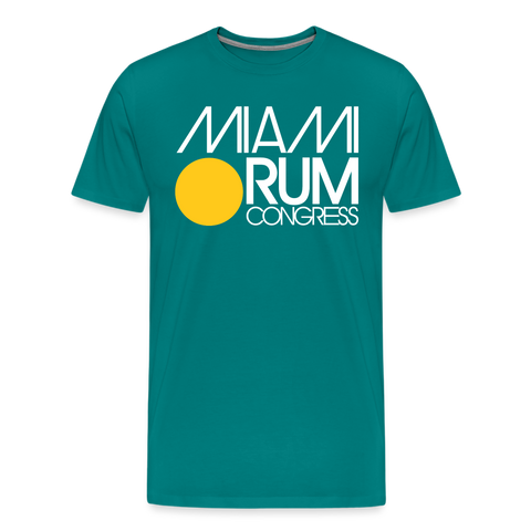 Miami Rum Congress 2024 - Men's Premium T-Shirt - teal