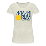 Miami Rum Congress 2024 - Women’s Premium T-Shirt - heather oatmeal