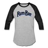 Rum-Bar Baseball T-Shirt - heather gray/black