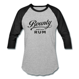 Bounty Rum - Baseball T-Shirt - heather gray/black