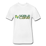 Noble Cane - Fitted Cotton/Poly T-Shirt by Next Level - white