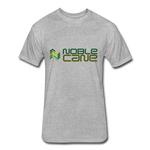 Noble Cane - Fitted Cotton/Poly T-Shirt by Next Level - heather gray