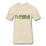 Noble Cane - Fitted Cotton/Poly T-Shirt by Next Level - heather cream