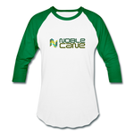 Noble Cane - Baseball T-Shirt - white/kelly green