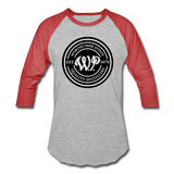 Worthy Park - Baseball T-Shirt - heather gray/red