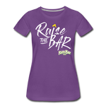 Raise the bar - Women’s Premium T-Shirt - purple