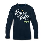 Raise the bar - Men's Premium Long Sleeve T-Shirt - deep navy