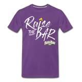 Raise the bar - Men's Premium T-Shirt - purple