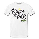 Raise the bar - Men's Premium T-Shirt - white