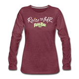 Raise the bar - Women's Premium Long Sleeve T-Shirt - heather burgundy