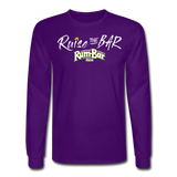 Raise the bar - Men's Long Sleeve T-Shirt - purple
