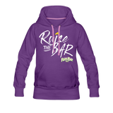 Raise the bar - Women’s Premium Hoodie - purple