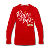 Raise the bar - Men's Premium Long Sleeve T-Shirt - red