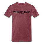 Worthy Park - Men's Premium T-Shirt - heather burgundy