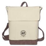 Worthy Park - Canvas Backpack - ivory/brown