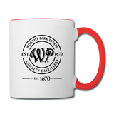 Worthy Park - Contrast Coffee Mug - white/red