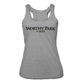 Worthy Park - Women’s Tri-Blend Racerback Tank - heather grey