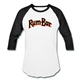 Rum-Bar Baseball T-Shirt - white/black