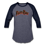 Rum-Bar Baseball T-Shirt - heather blue/navy