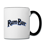 Rum-Bar Contrast Coffee Mug - white/black