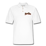 Rum-Bar Men's Pique Polo Shirt - white