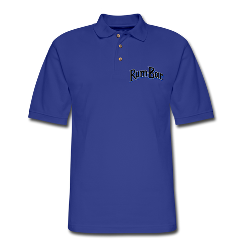 Rum-Bar Men's Pique Polo Shirt - royal blue