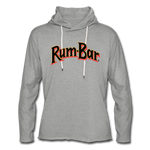 Rum-Bar Unisex Lightweight Terry Hoodie - heather gray