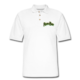 Rum-Bar - Men's Pique Polo Shirt - white