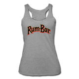 Rum-Bar Women’s Tri-Blend Racerback Tank - heather grey