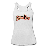 Rum-Bar Women’s Tri-Blend Racerback Tank - heather white