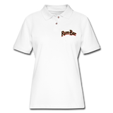 Rum-Bar - Women's Pique Polo Shirt - white
