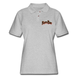 Rum-Bar - Women's Pique Polo Shirt - heather gray