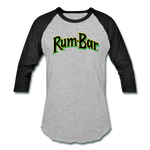 Rum-Bar - Baseball T-Shirt - heather gray/black