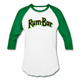 Rum-Bar - Baseball T-Shirt - white/kelly green