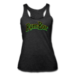 Rum-Bar - Women’s Tri-Blend Racerback Tank - heather black