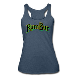 Rum-Bar - Women’s Tri-Blend Racerback Tank - heather navy