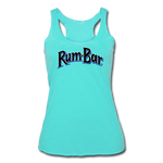 Rum-Bar Women’s Tri-Blend Racerback Tank - turquoise