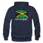 Jamaican Rum - Gildan Heavy Blend Adult Hoodie - navy