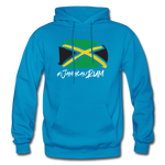 Jamaican Rum - Gildan Heavy Blend Adult Hoodie - turquoise