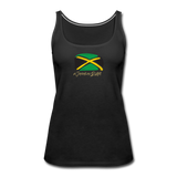 Jamaican Rum - Women’s Premium Tank Top - black