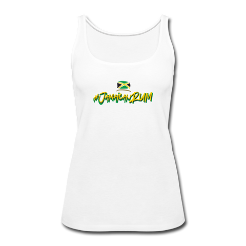 Jamaican Rum - Women’s Premium Tank Top - white