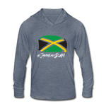 Jamaican Rum - Unisex Tri-Blend Hoodie Shirt - heather blue
