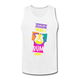 Exercise? Yeah, I Rum Man!  - Men’s Premium Tank - white