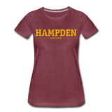 HAMPDEN ESTATE ORIGINAL - Women’s Premium T-Shirt - heather burgundy